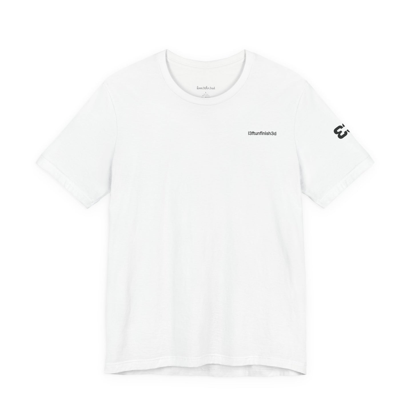 The Unfinished Tee - white 001